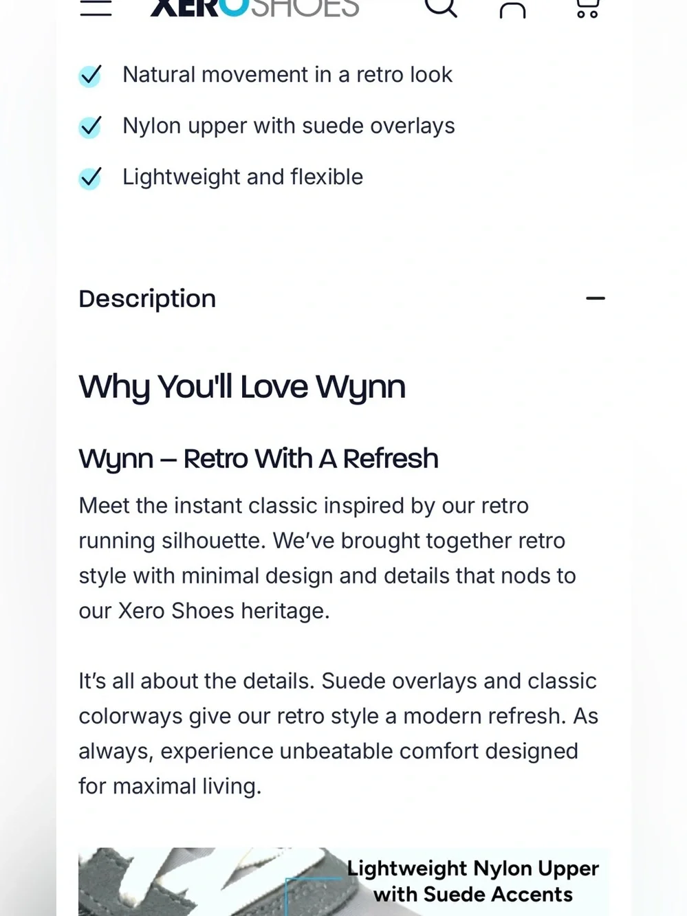 Xero Wynn Retro Nylon Sneaker M7